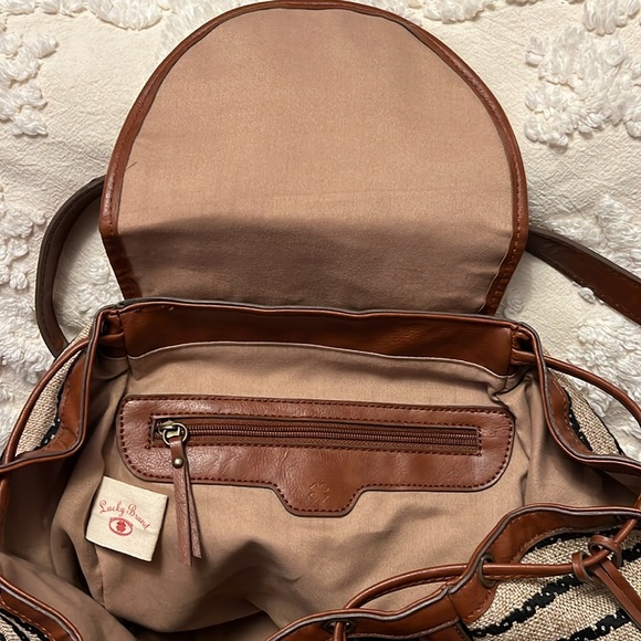 Lucky Brand canvas backpack - Picture 6 of 9